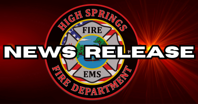 red and black image with FD logo that reads news release