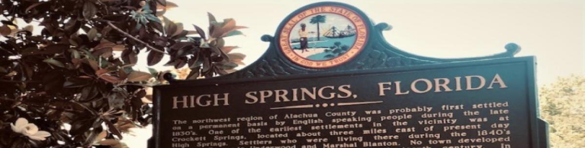 High Springs History Sign